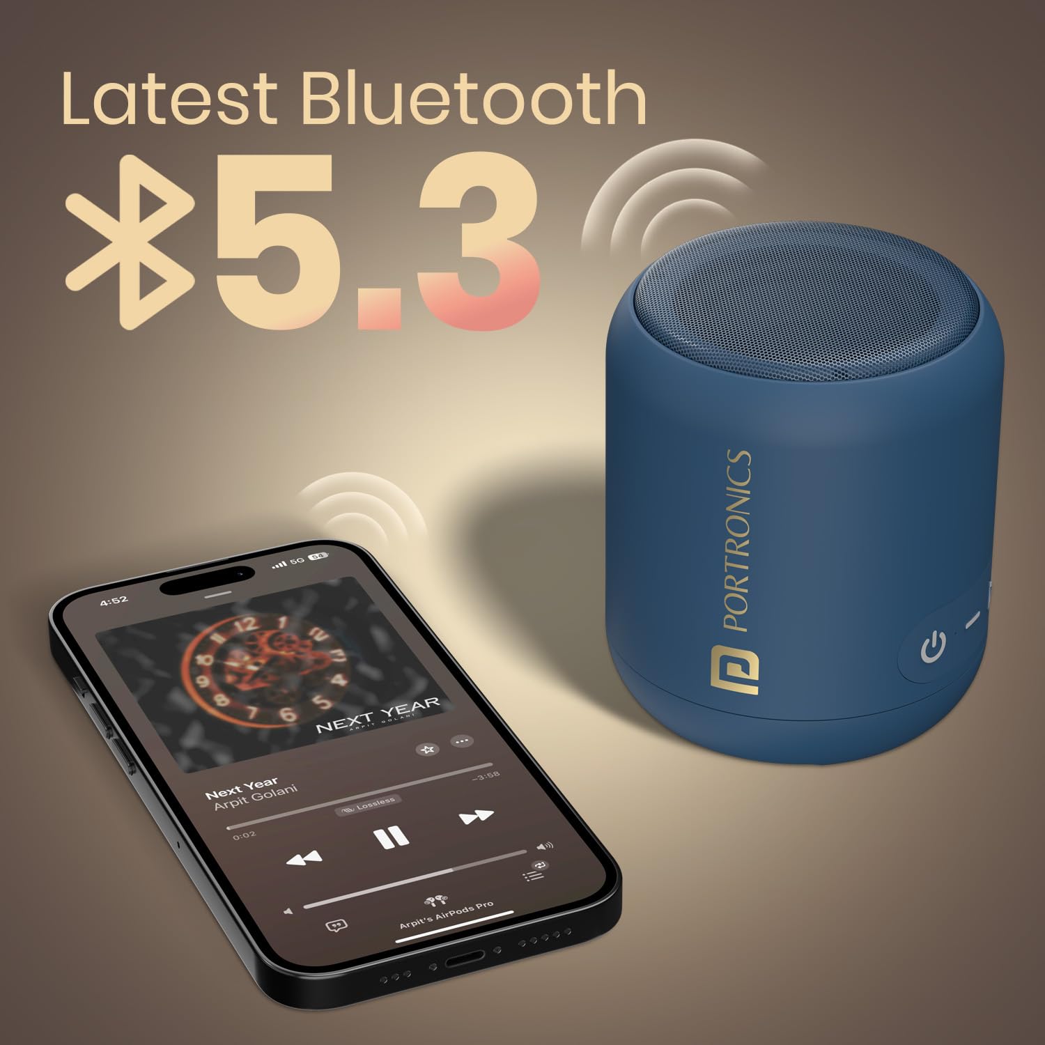 Portronics SoundDrum 1 12W TWS Portable Bluetooth Speaker